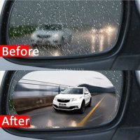 200Pair/Lot Rainproof Car Rearview Mirror Film Sticker Anti-fog Protective Film Rain Shield Replacement stickers