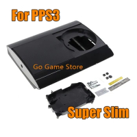 New Shell Housing Case For PS3 4XXX Super Slim Black Full Console Replacement For PS3 4000