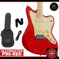 Clifton Guitars Custom Jazzmaster Offset Electric Guitar with Free Accessories