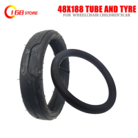 48x188 Inner Tube Outer Tyre 48*188 Pneumatic Tire for Wheelchair Children's Tricycle Baby Carriage trolley Accessories