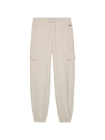 กางเกงลำลองผู้หญิง CARGO RIBBED JOGGERS สีขาว