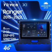 TEYES X1 For Ford Ranger P703 2015 - 2022 Car Radio Multimedia Video Player Navigation GPS Android 10 No 2din 2 din dvd