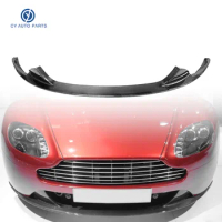 Real Carbon Fiber Front Bumper Lip Chin Winglet Splitter For Aston Martin Vantage 2007-2010