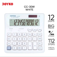 Calculator Kalkulator Joyko CC-30W 12 digits check correct