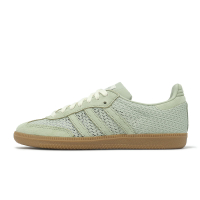 adidas 休閒鞋 Samba OG W 女鞋 德訓鞋 簍空 編織 綠 愛迪達 KK3529