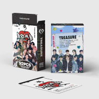 TREASURE Lomo การ์ด, 92 ชิ้น / กล่อง, สติ๊กเกอร์อัลบั้ม B.O.M.B, การ์ดภาพ, REBOOT, BONA BONA, Hyunsu