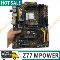 Original Z77 MPOWER Motherboard 32GB LGA 1155 DDR3 ATX Mainboard 100% Tested