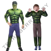 Kostum cosplay hulk superhero costum dewasa hulk costume