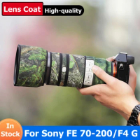 For Sony FE 70-200mm F4 G OSS SEL70200G Lens Waterproof Camouflage Coat Rain Cover Sleeve Case Nylon Cloth 70-200 F4G F/4 F/4G