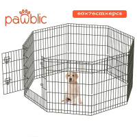 Pawblic🐶DIY คอกหมา คอกหมาพับได้  คอกแมว คอกกระต่าย กรงสัตว์เลี้ยง  คอกกั้นสัตว์ 🐶 (มีประตู)
