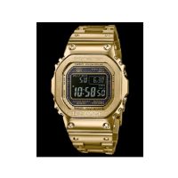 【CASIO 卡西歐】G-SHOCK太陽能電波藍牙電子錶/金(GMW-B5000GD-9)