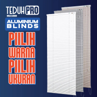 TEDUH PRO - Venetian Blind Tirai Aluminium – Tirai Horizontal - Semi Custom Ukuran