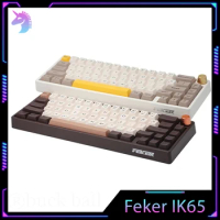 FEKER IK65 Mechanical Keyboard 69 Keys 3Mode USB/2.4G/Bluetooth Wireless Keyboard Gaming Keyboards RGB Backlit Office Keyboards