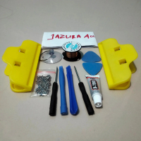 Obeng set hp Lengkap#obeng 8in1,B7000 3ml,penjepit lcd 2pcs,kawat&baut