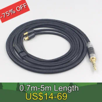 2.5mm 4.4mm 3.5mm Super Soft Headphone Nylon OFC Cable For Sennheiser IE100 IE400 IE500 Pro Earphone LN007510