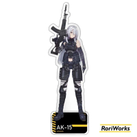 Mô hình Standee Girls' Frontline Team DEFY AK-12 RPK-16 Phụ kiện trang trí để bàn góc học tập