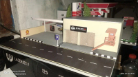 diorama bengkel hotwheels
