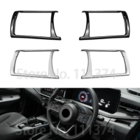 Chrome Steering Wheel Trim Cover for Nissan Note E13 2021 2022 Switch Button Decoration Accessories