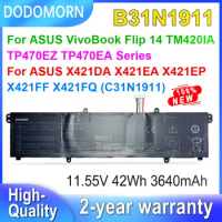 DODOMORN B31N1911 C31N1911 Laptop Battery For ASUS VivoBook Flip 14 TM420IA TP470EZ TP470EA M413DA X421DA X421EA 11.55V 42Wh