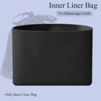 Nylon Purse Organizer Insert for Balenciaga Crush Bag Small Inside Organizer Insert Handbag Organizer Thin Storage Bag Organizer
