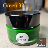 Cat Cream Perbaiki Warna Pudar Sepatu Tas Sofa Refurbish Repaint Green 32
