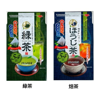 【江戶物語】野村茶園 德用 三角茶包 54袋入 綠茶/焙茶 立體茶包 冷沖熱泡 低咖啡因 伴手禮 日本原裝 日本進口