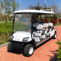 CE and DOT 2/4/6/8/10 Seater/Seat/Passenger Lead Acid/Lithium Battery Electric Golf Cart with Rain Cover