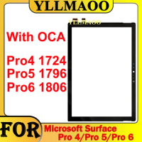 With Glue OCA Pro4 Touchscreen For Microsoft Surface Pro 4 Pro 5 Pro 6 1724 1796 1807 Touch Screen Digitizer Replace Repair Part