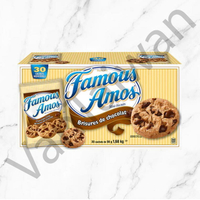 [VanTaiwan] 加拿大代購 Famous Amos 巧克力豆餅乾 盒裝 30小包