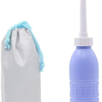 650 ml Large Portable shattaf Bidet Bottle Handheld Travel Toilet shataf Hand Spray Seat Water Pink/Blue