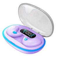 ขนม KY X55 หูฟังนอนหลับ (2 ของขวัญ:1 สติ๊กเกอร์การ์ตูน+1 ปลอกหุ้มเกม) เสียงสเตอริโอระดับ HiFi กันน้ำ