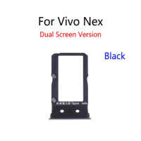 10PCS/Lot For Vivo Nex Dual Screen Version New SIM Card Slot Tray Holder Sim Card Reader Socket