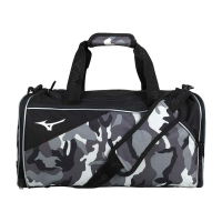 MIZUNO 個人裝備袋-手提袋 行李袋 肩背包 台灣製 美津濃 33TD921109 迷彩黑灰