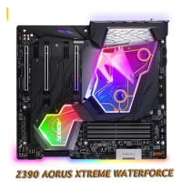 Z390 AORUS XTREME WATERFORCE For Gigabyte Motherboard LGA1151 DDR4 128GB E-ATX High Quality Fast Ship