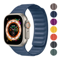 New FineWoven strap For Apple Watch Band 44mm 40mm 45mm 49mm 41mm Original Magnetic loop bracelet iWatch Series 9 8 SE 7 Ultra 2