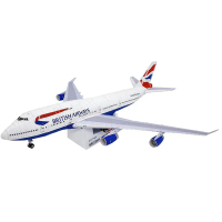 1:144 Boeing 747 máy bay dân dụng hàng không bay DIY 3D mô hình Bộ
