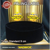 SONGKOK KOPYAH PECI HITAM WADIMOR MERK WADIMOR - ISLAMICALLURE
