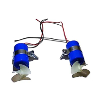 1 Pair RC Jet Boat Underwater Motor Thruster 7.4V 16800RPM CW CCW 3-Blades Propeller For DIY Micro-ROV Robot RC Bait
