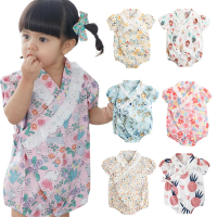 【Baby童衣】寶寶和服造型三角包屁衣 80070(共１０色)