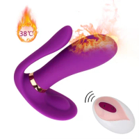 IKOKY Wireless Remote Control Anal Sex Toys For Women Couple Heating Dildo Vibrator Vibrating Panties Female Masturbation