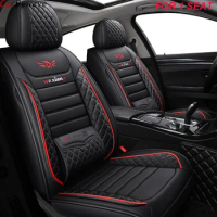 Black Leather Car Seat Covers For Honda Civic 2006 2011 Accord 2003 2007 Crv 2008 Vezel Fit Jazz Stepwgn Shuttle Accessories