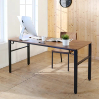 【A級家居】低甲醛集成木紋防潑水附插座160公分穩重工作桌/電腦桌