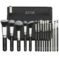 ชุดแปรงแต่งหน้า Zoeva 15 สีน้ำตาล/ดำ แปรงแป้งหน้า บลัชออน อายแชโดว์ แปรงคิ้ว เหมาะสำหรับไฮไลท์