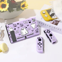 Stupid Ghost Protective Case for Switch Oled, Soft TPU Slim Cover for Nintendo Switch Console,NS Game Accessorie