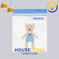 E㊛91 Zipper Lock Ikea / Ziplock / Kantong Plastik Klip Isi 25 Buah 1000Ml W❤Xl