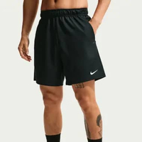 NIKE Men Training Dri-FIT Flex 7" Shorts Celana Fitness Pria [IF2178-010] A/XL Black/White