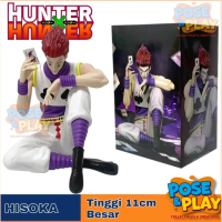 Action Figure Hunter X Hunter Hisoka Duduk 11cm