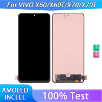 OLED 6.56" For Vivo X60 /X60T/X70/X70T LCD Display Touch Screen Digitizer Assembly For Vivo X60 LCD Replacement Parts