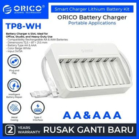 ORICO AAA Rechargeable Lithium Battery - EG7C 8 SLOT