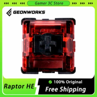 Geonworks Raptor HE Magnetic Switch Electromagnetic Trigger Linear Switch Accessory Wooting 60HE 10/70 Pcs Pc Gamer Accessories